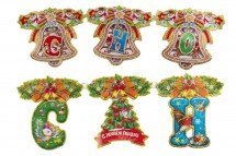 Новогоднее украшение "Гирлянда-растяжка С новым годом" оптом