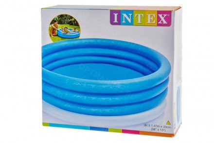 Надувной детский бассейн "Crystal" 147х33см Intex оптом 