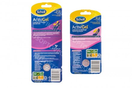 Гелевые стельки для обуви Scholl ActivGel для открытой обуви оптом 