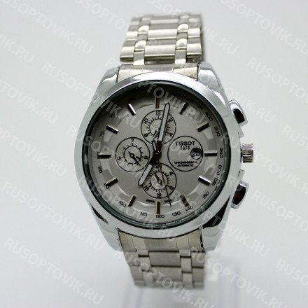 Часы Tissot 1853 кварцевые с металлическим браслетом оптом 