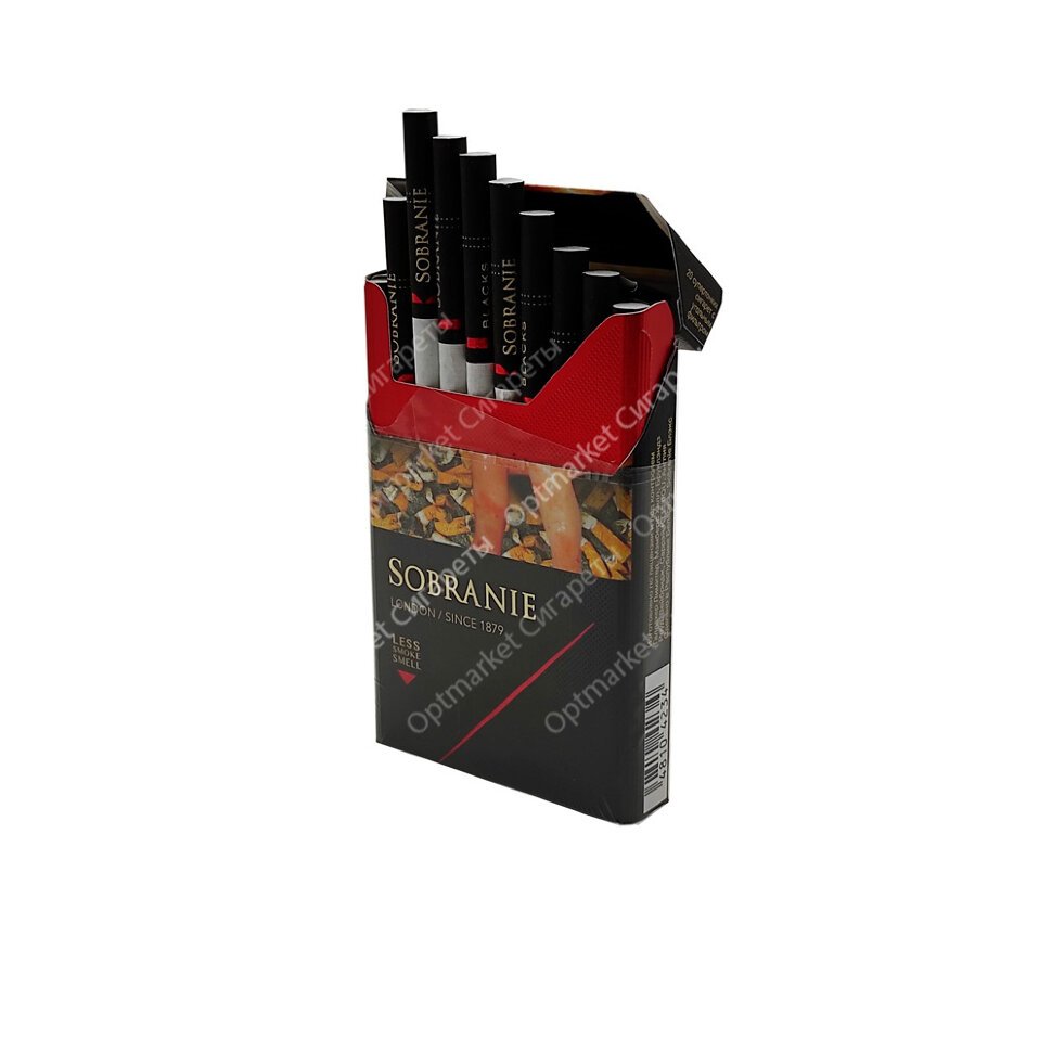 Сигареты Sobranie Black Super Slims оптом 