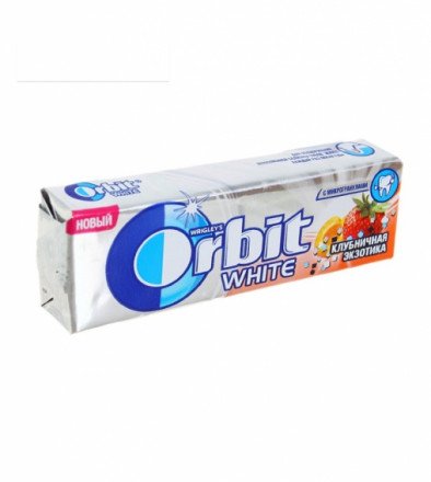 Жевательная резинка Orbit Клубничная Экзотика оптом 