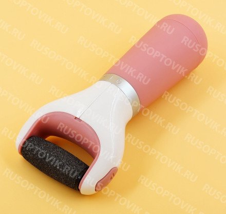 Роликовая электрическая пилка стоп Velvet Smooth (розовая) оптом 