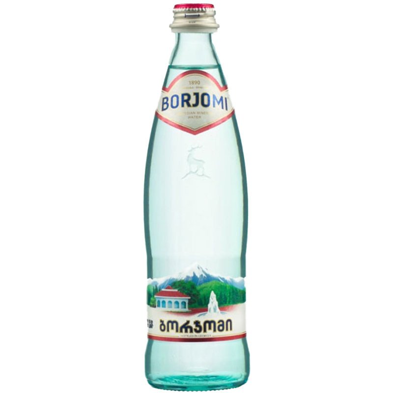 Минеральная вода Боржоми 0,5 л стекло оптом Минеральная вода Боржоми 0,5 л стекло оптом