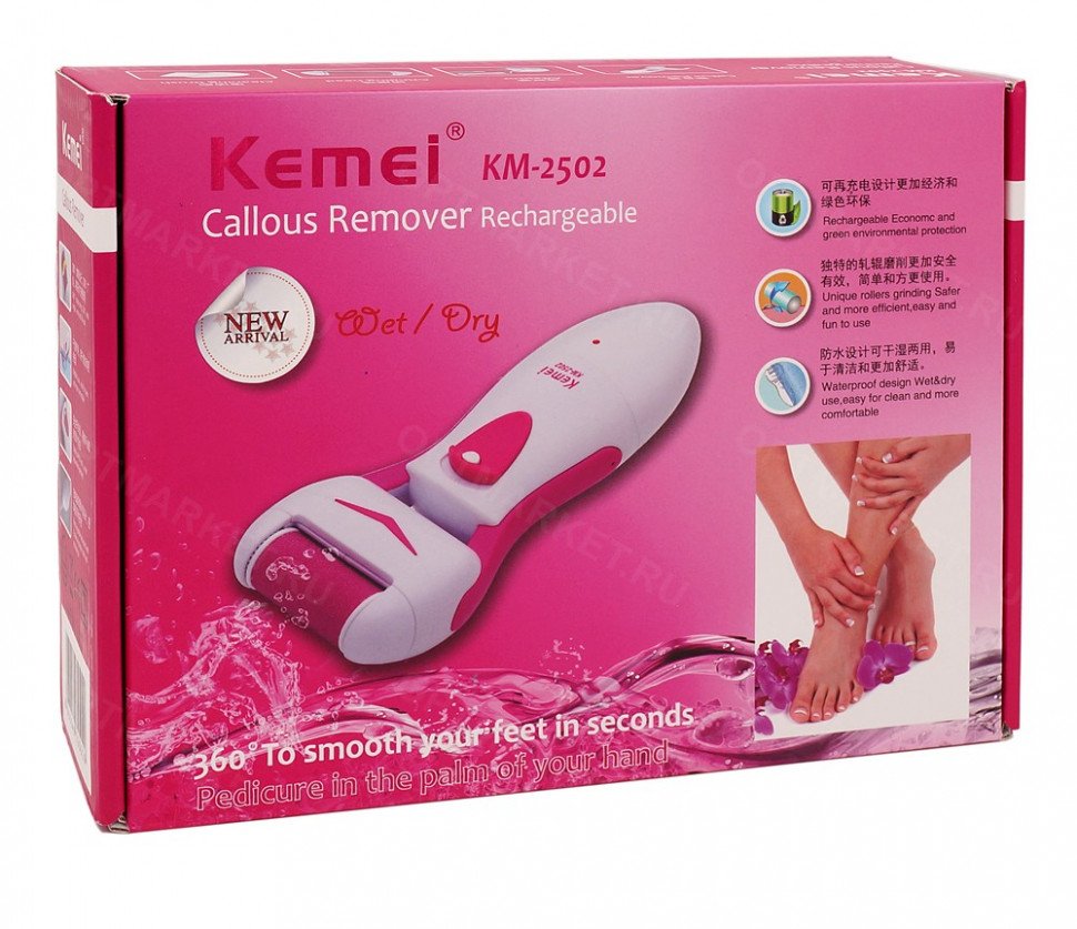 Электрическая роликовая пилка Kemei KM 2502 оптом 