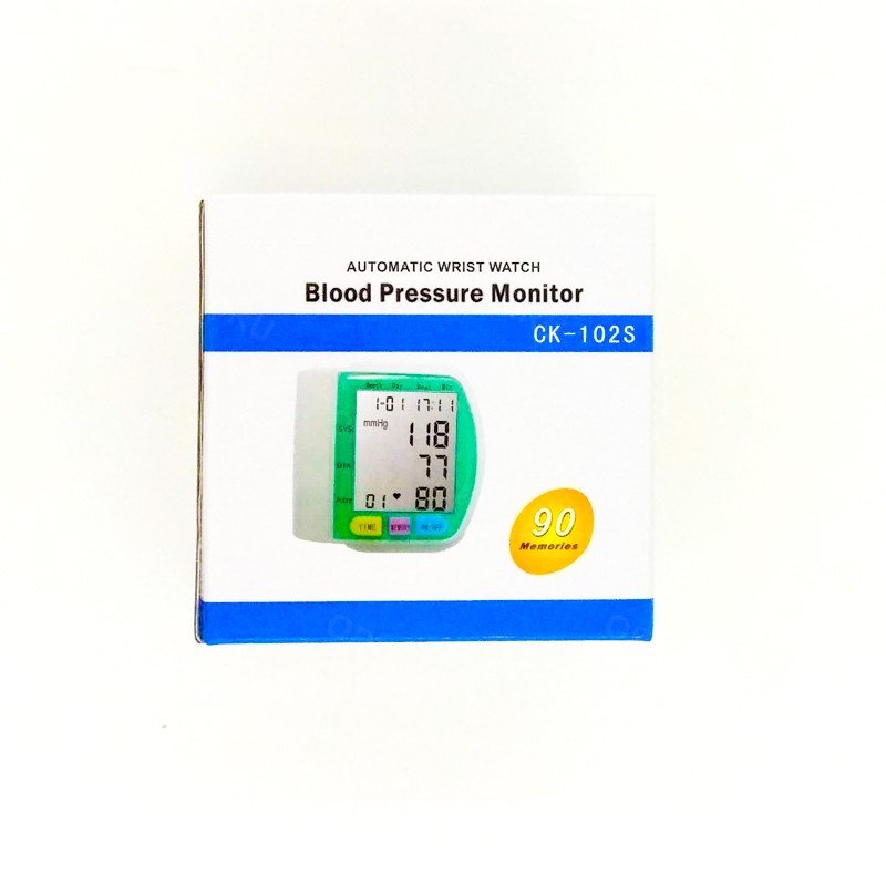 Цифровой тонометр на запястье Blood Pressure Monitor CK-102S оптом Цифровой тонометр на запястье Blood Pressure Monitor CK-102S оптом