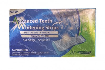 Отбеливающие полоски для зубов Advanced Teeth Whitening Strips оптом 