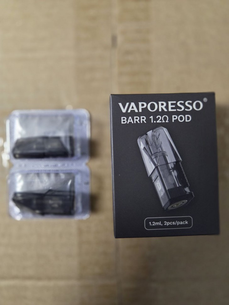 Картридж VAPORESSO BARR 1.2 om Картридж VAPORESSO BARR 1.2 om