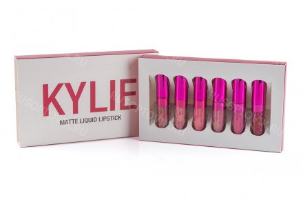 Набор из 6 матовых помад Kylie Red оптом 
