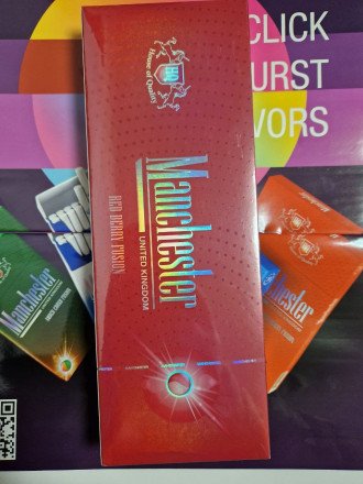 Сигареты Manchester Red Berry Fusion Superslims оптом 
