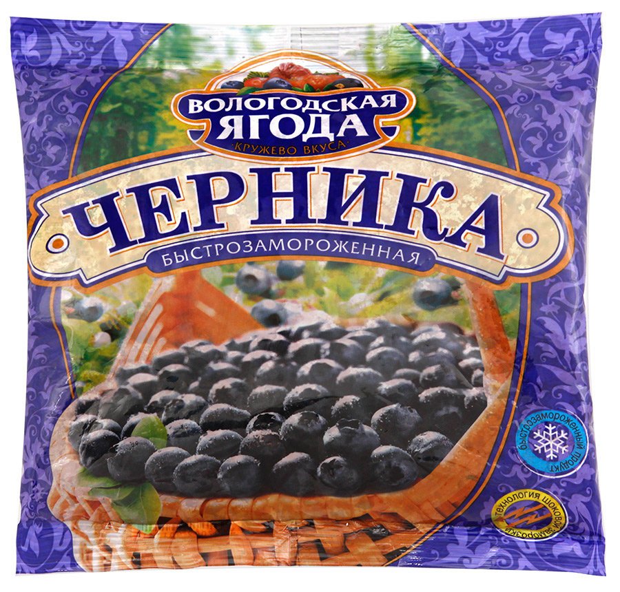 Черника быстрозамороженная Кружево вкуса 300 г Черника быстрозамороженная Кружево вкуса 300 г