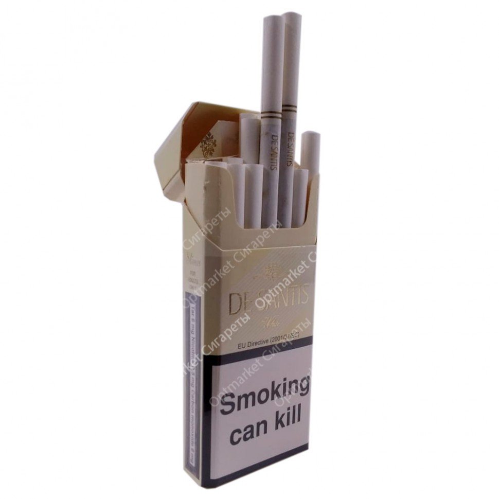 Сигареты DE SANTIS White Slims Сигареты DE SANTIS White Slims