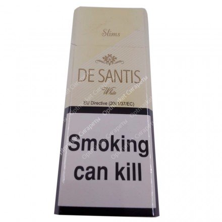 Сигареты DE SANTIS White Slims  