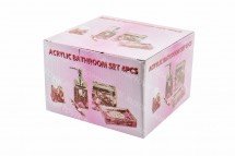 Набор ванных принадлежностей Acrylic Bathroom Set 4 предмета оптом