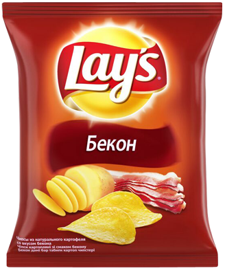 Чипсы Lays Бекон 80г оптом 