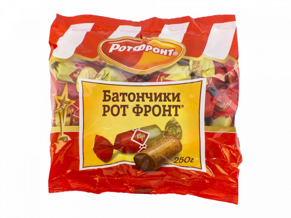 Конфеты Рот-Фронт Батончики 250г оптом 