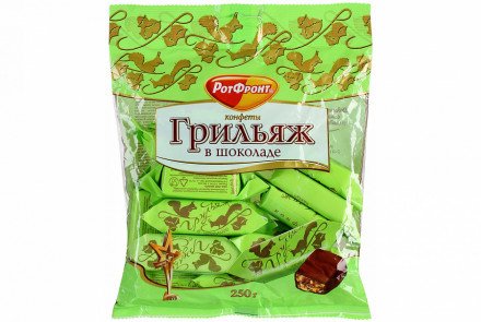 Конфеты Грильяж в шоколаде 200г оптом 