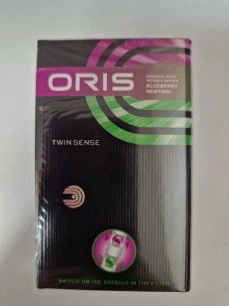 Сигареты Oris King size Blueberry 2 кнопки 