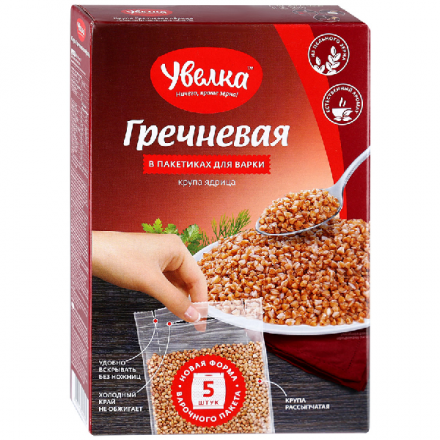 Крупа гречневая Увелка 5x80 г оптом 