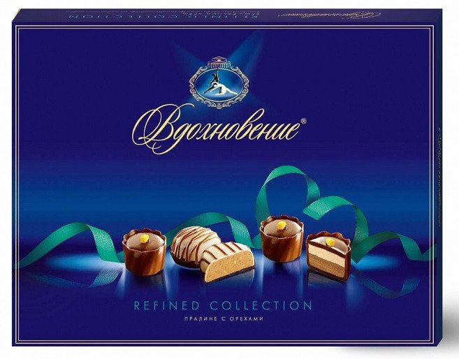 Шоколад молочный Бабаевский Вдохновение Refined Collection Пралине с орехом 170г оптом Шоколад молочный Бабаевский Вдохновение Refined Collection Пралине с орехом 170г оптом