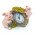 Фигурка "Свинка с часами" полистоун оптом 