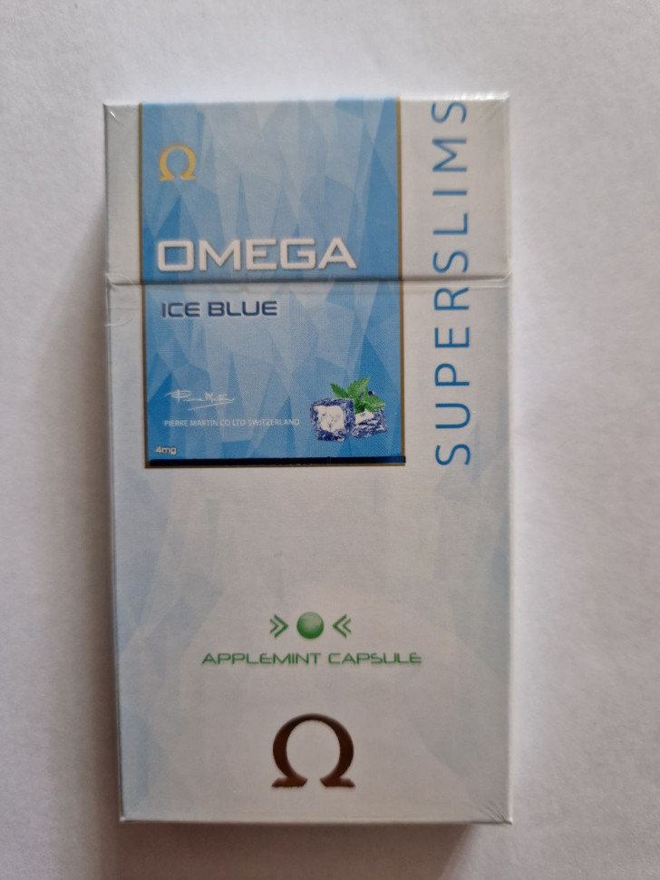 Сигареты Omega Applemint (кнопка) оптом Сигареты Omega Applemint (кнопка) оптом