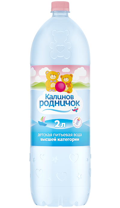 Вода детская питьевая Калинов Родничок негазированная 2 л оптом Вода детская питьевая Калинов Родничок негазированная 2 л оптом
