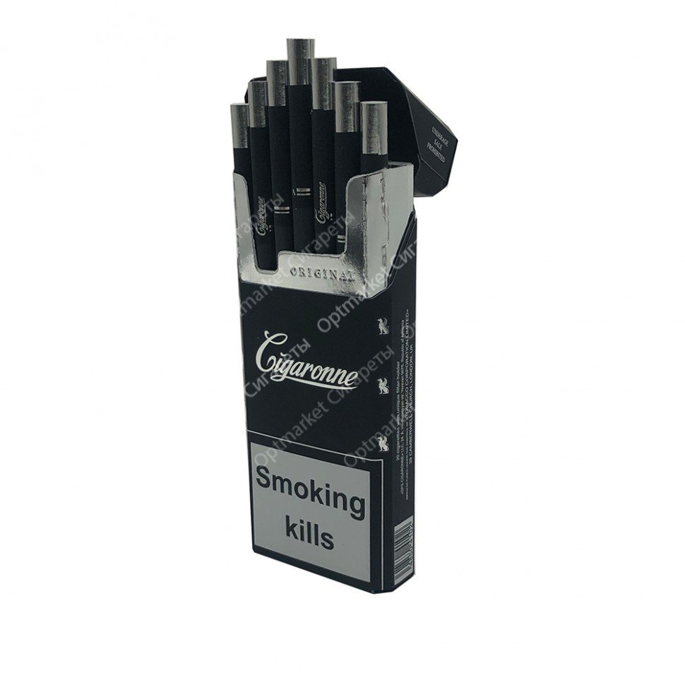Сигареты Sigarone Black Super Slims оптом Сигареты Sigarone Black Super Slims оптом