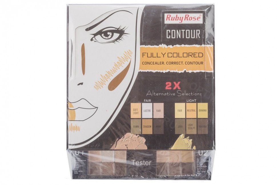 Палетка Ruby Rose Contour 6 цветов оптом Палетка Ruby Rose Contour 6 цветов оптом