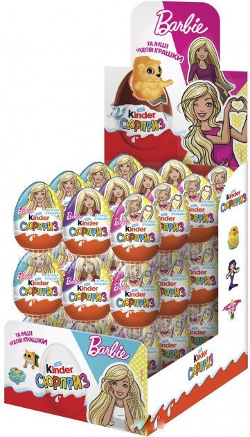 Шоколад молочный Kinder Сюрприз Barbie 20г оптом 