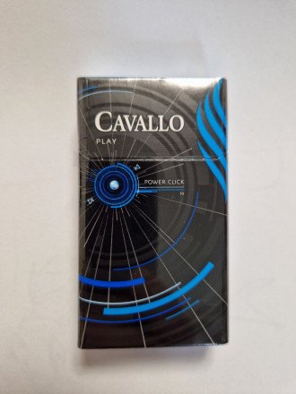 Сигареты Cavallo Play Blue (кнопка)  
