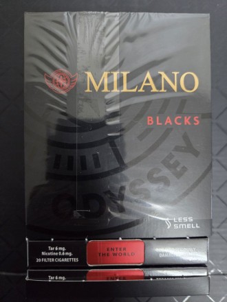 Сигареты Milano Blacks 
