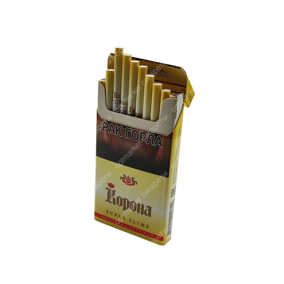 Корона Super Slims желтая (ОРИГИНАЛ) Корона Super Slims желтая (ОРИГИНАЛ)